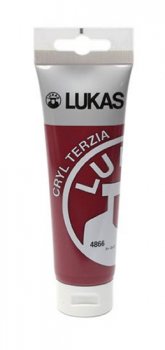 LUKAS akrylová barva TERZIA - Alizarin crimson 125 ml