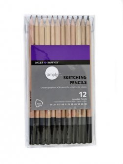 Daler - Rowney SIMPLY skicovací PENCIL SET x 12