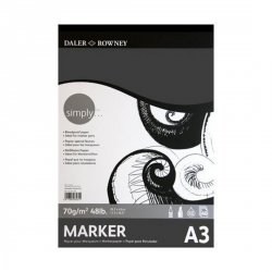 Daler - Rowney SIMPLY MARKER skicák A3, 70 g / m2, 40 listů