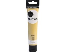 Daler - Rowney SIMPLY akrylová barva - Gold 75 ml