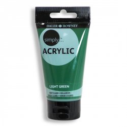 Daler - Rowney SIMPLY akrylová barva - Light Green 75 ml