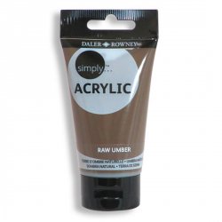 Daler - Rowney SIMPLY akrylová barva - Raw Umber 75 ml