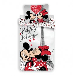 Dětské povlečení - Mickey & Minnie v Paříži