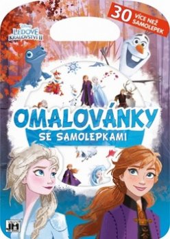 Omalovánka se samolepkami Frozen II