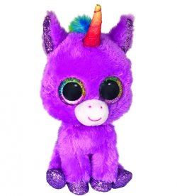 Beanie Boos ROSETTE - purple unicorn 15 cm