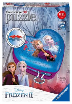 3D puzzle Srdce Ledové království 2 54 dílků