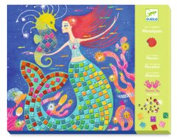 Djeco Mozaikové obrázky s drahokamy -  Mořské panny