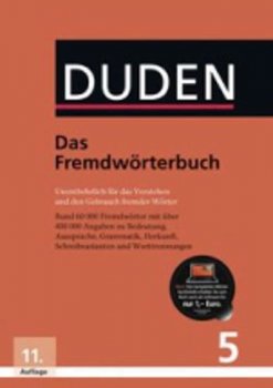 Duden Band 5 - Das Fremdwörterbuch (11. Auflage)