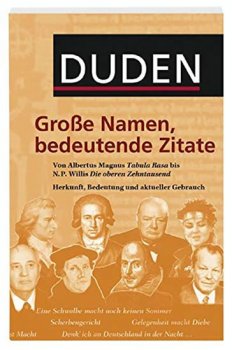 Duden Grosse Namen und Bedeutende Zitate