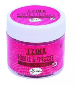 Embosovací prášek 25 ml - tmavě růžový