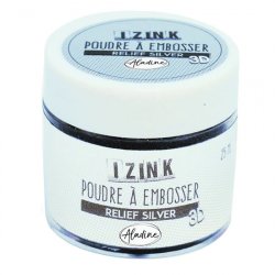 Embosovací prášek 25 ml - stříbrný