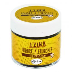 Embosovací prášek 25 ml - zlatý