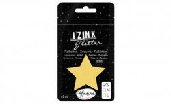 IZINK GLITTER třpytky velikost S 60 ml - žlutá