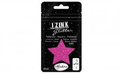 IZINK GLITTER třpytky velikost M 60 ml - fuchsiová růžová