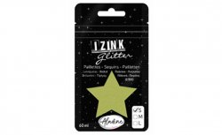 IZINK GLITTER třpytky velikost S 60 ml - světle zelená