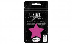 IZINK GLITTER třpytky velikost S 60 ml - fuchsiová růžová