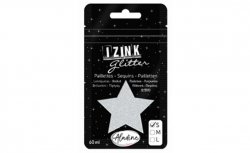 IZINK GLITTER třpytky velikost S 60 ml - stříbrná