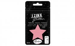 IZINK GLITTER třpytky velikost S 60 ml - pudrová růžová