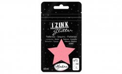 IZINK GLITTER třpytky velikost S 60 ml - koralová růžová