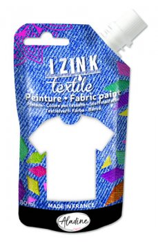 IZINK textilní barva - bílá 80 ml