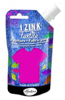 IZINK textilní barva - fuchsia 80 ml
