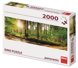 Svítání v lese 2000 panoramic Puzzle nové