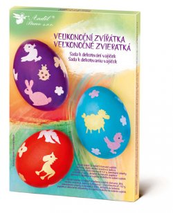 Sada k dekorování vajíček/velikonoční zvířátka 