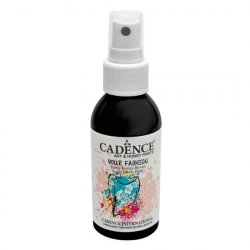 Cadence barva na textil ve spreji 100ml - černá