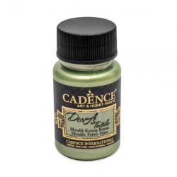 Cadence metalická barva na textil 50 ml - mentolová