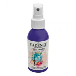 Cadence barva na textil ve spreji 100ml - fialová