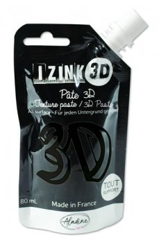 IZINK 3D reliéfní pasta 80 ml/caviar, černá