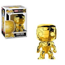 Funko POP Bobble Marvel: MS 10: Iron Man (Chrome)