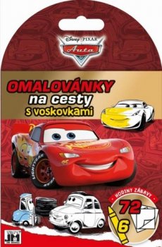 Omalovánky na cesty s voskovkami Auta