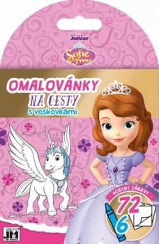 Omalovánky na cesty s voskovkami Sofie