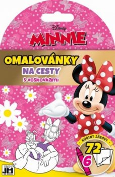 Omalovánky na cesty s voskovkami Minnie