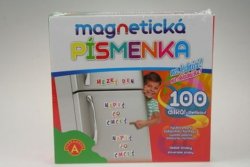 Magnetická písmenka na lednici 100 dílků