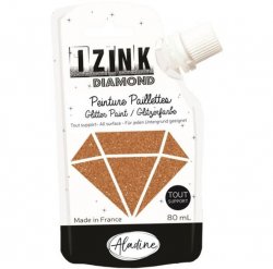 IZINK diamantová barva 80 ml - měděná