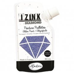 IZINK diamantová barva 80 ml - modrá