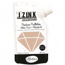 IZINK diamantová barva 80 ml - zlato měděná