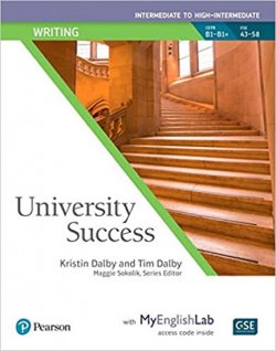 University Success Intermediate: Writing Students´ Book w/ MyEnglishLab