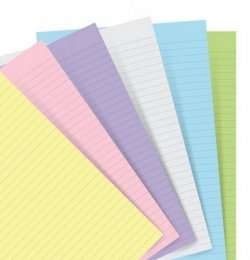 FILOFAX Náplň Notebook A5 pastelové náhradní listy 32ks - linkované 