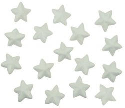 Dílky z polystyrenu - hvězdy 3,5cm (16 ks)