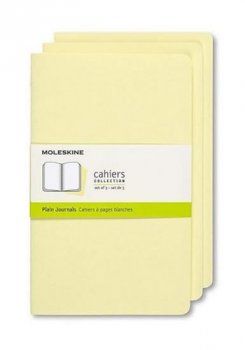 Moleskine: Sešity 3 ks čisté žluté XL