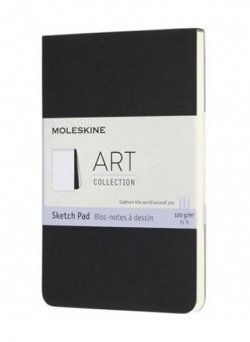 Moleskine: Skicář blok černý S