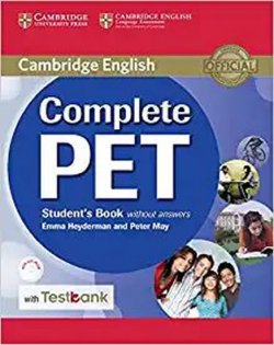 Complete PET Student´s Book without Answers with CD-ROM and Testbank