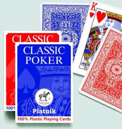 Piatnik Poker - 100% Plastic malý index