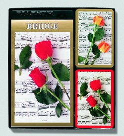 Piatnik Bridž Hudba a růže