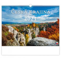 Kalendář 2021 nástěnný: Česká krajina, 450x315