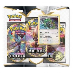 Pokémon TCG: SWSH02 Rebel Clash 3 Blister Booster