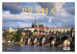 Kalendář stolní 2021 - Praha / Prague / Prag 13,5 x 19,7 cm